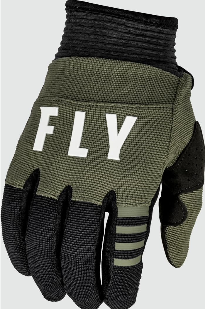 Fly Racing 2023 Adult F-16 Gloves Olive Green/Black-Small | MX Grip Control - Image 1
